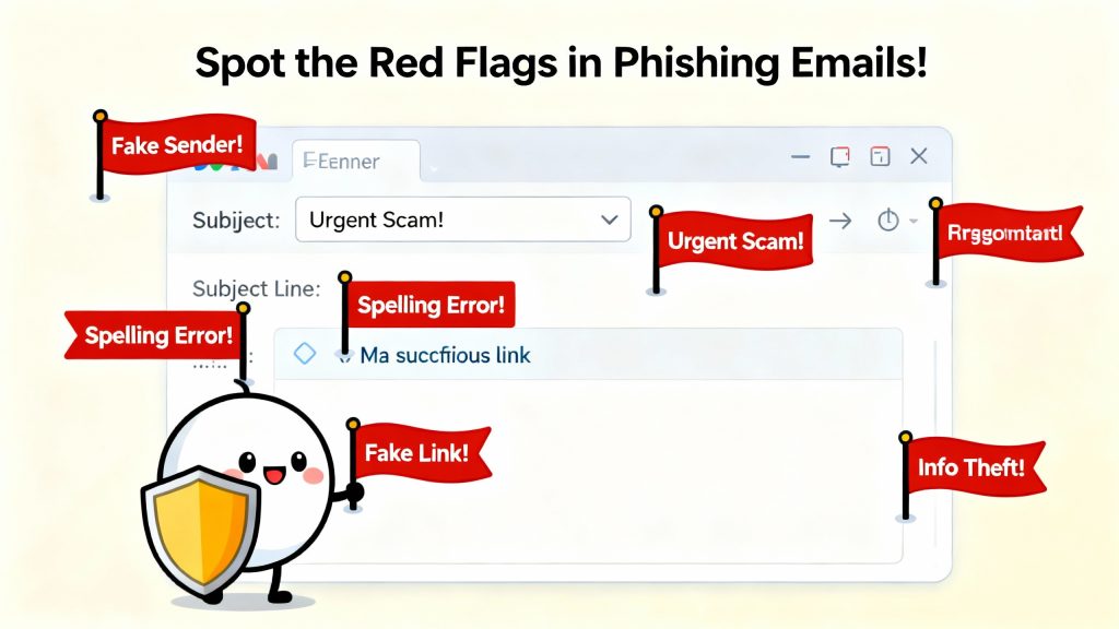 Example of phishing attack targeting small businesses.