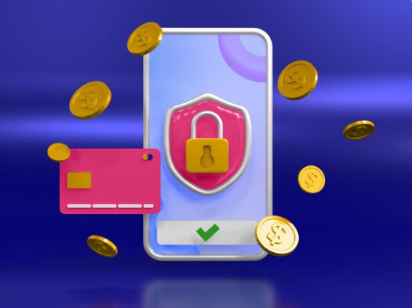 Digital lock symbolizing financial industry cybersecurity.