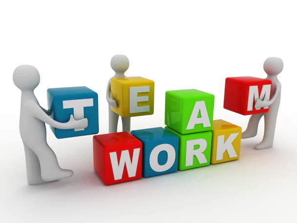 Red, Blue, and Purple cybersecurity shields symbolizing collaboration.