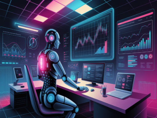 Ethical hacker analyzing system vulnerabilities in a high-tech cybersecurity environment.