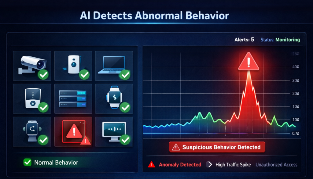 ai cybersecurity detecting abnormal device activity