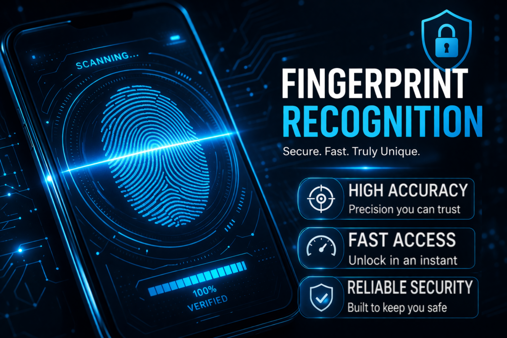 Fingerprint authentication high accuracy biometric security system