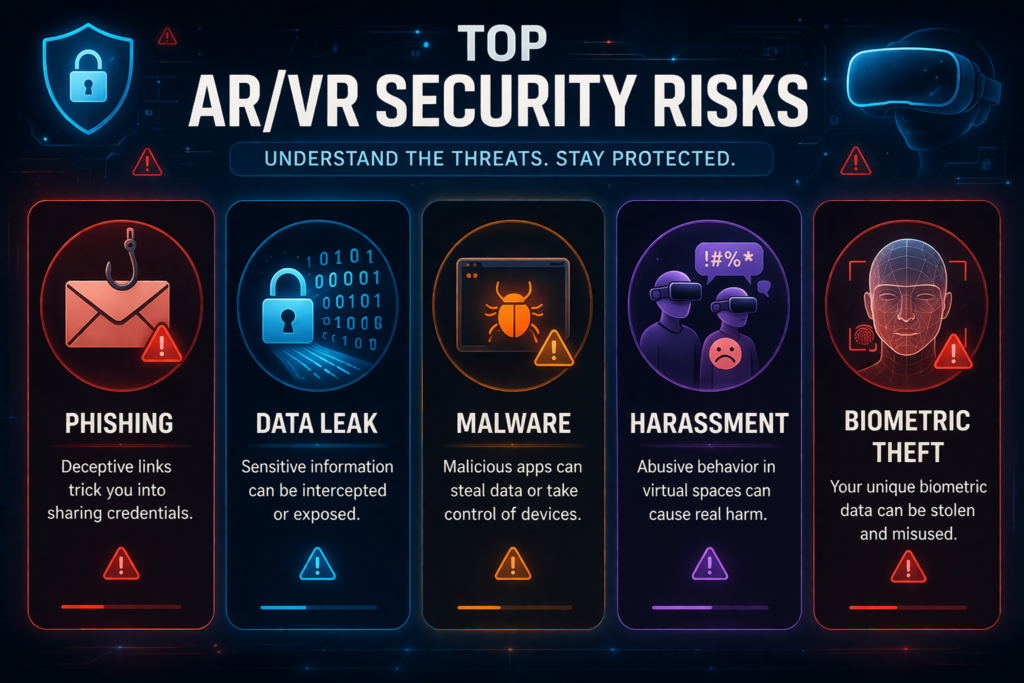 AR/VR security risks affecting business operations and virtual collaboration