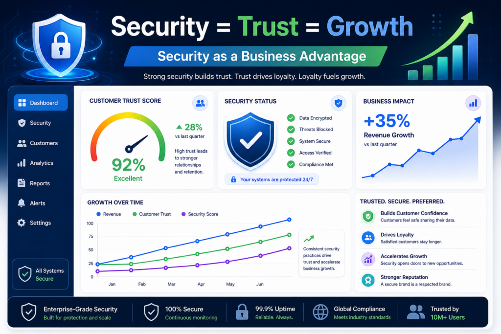 Cybersecurity’s Role in Building Customer Trust as a driver of business growth and customer loyalty