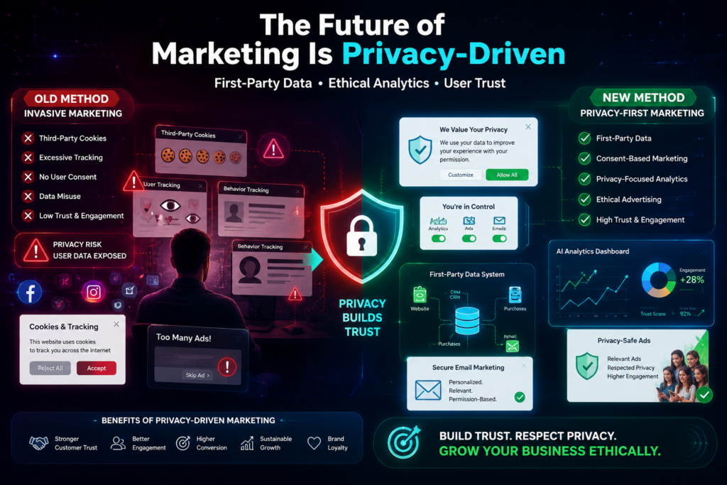 Digital marketing transformation caused by data privacy laws