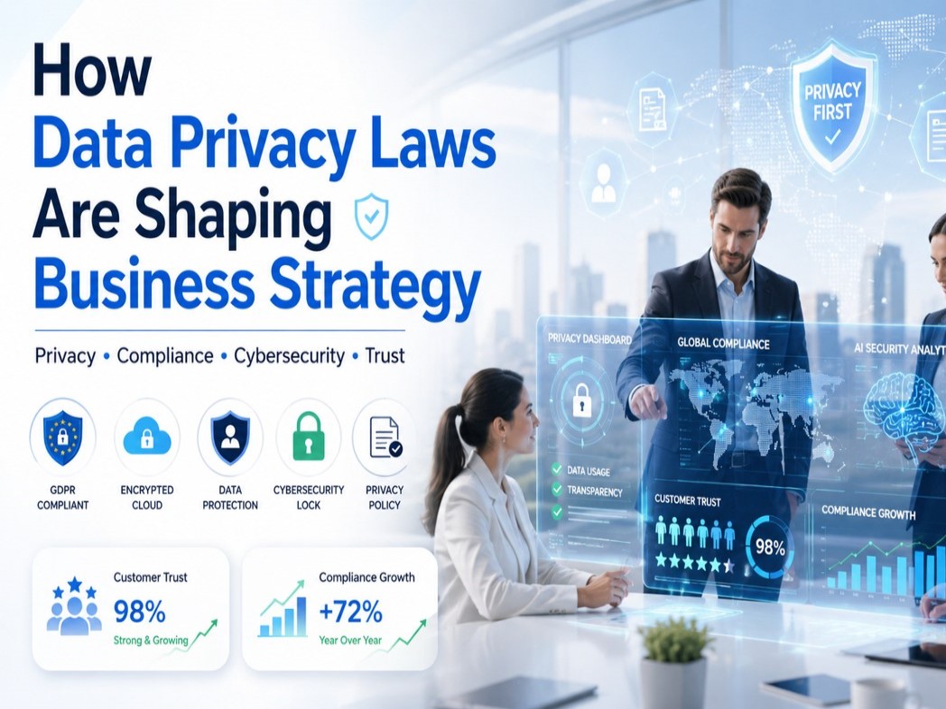 How Data Privacy Laws Are Shaping Business Strategy illustration