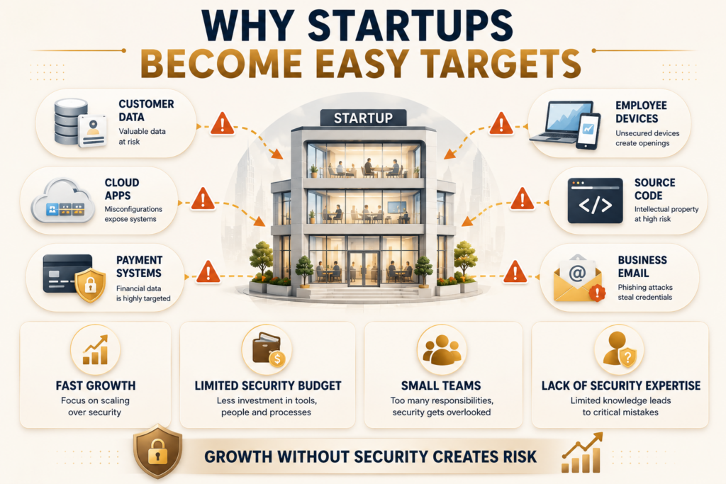 Why startups become targets of cyberattacks