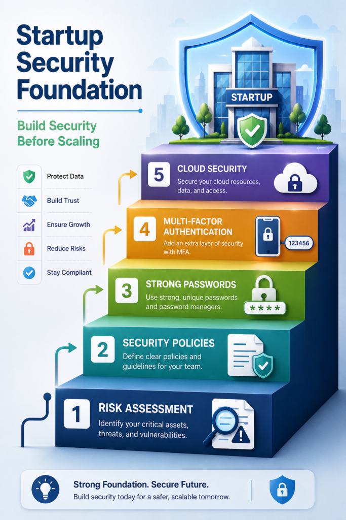 Cybersecurity for Startups security foundation checklist and best practices