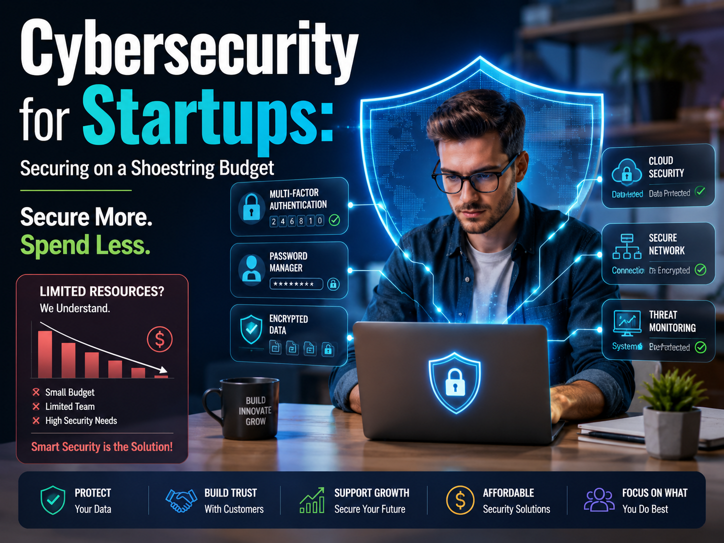 Cybersecurity for Startups securing business infrastructure on a limited budget