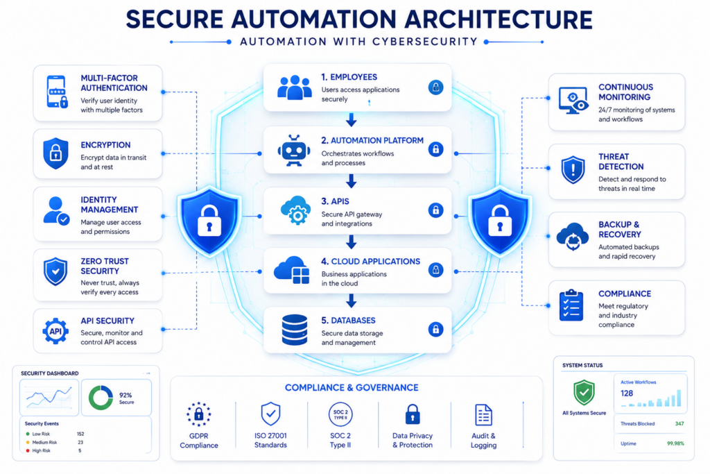 Secure automation architecture for startups.
