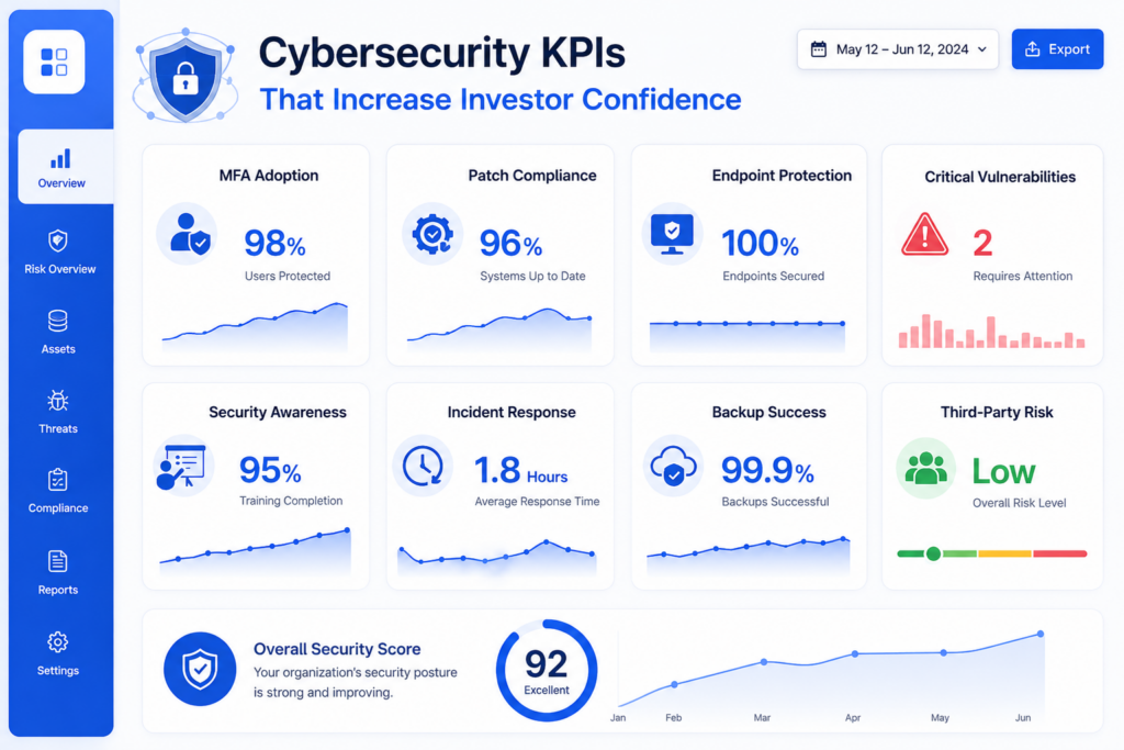 Cybersecurity Metrics That Improve Business Valuation