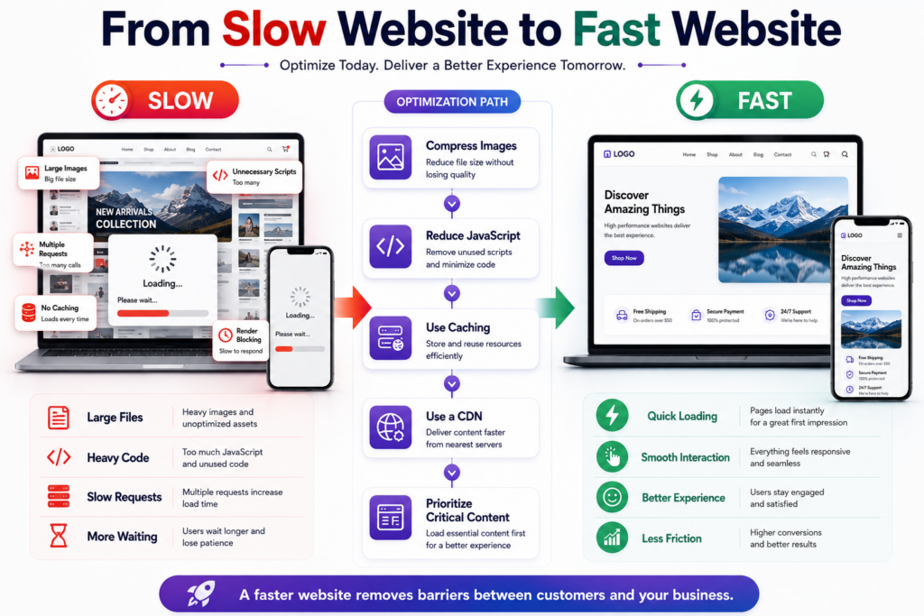 Why customers leave slow websites and how optimization creates a faster experience