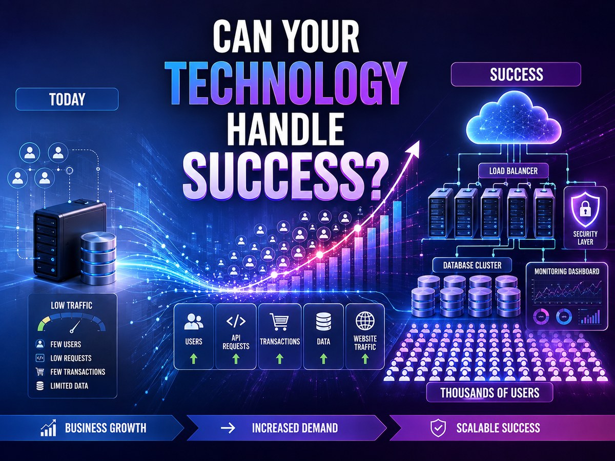 Can your technology handle success with scalable technology infrastructure